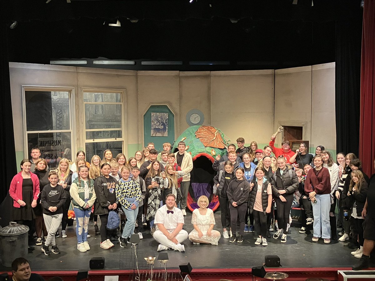 Music_YGTCS's tweet photo. Thank you for having us @MetAbertillery the pupils and staff had a fabulous time watching Little Shop of Horrors! @OutdoorsYGTCS @YGTredegarCS https://t.co/8pRQisE5eb