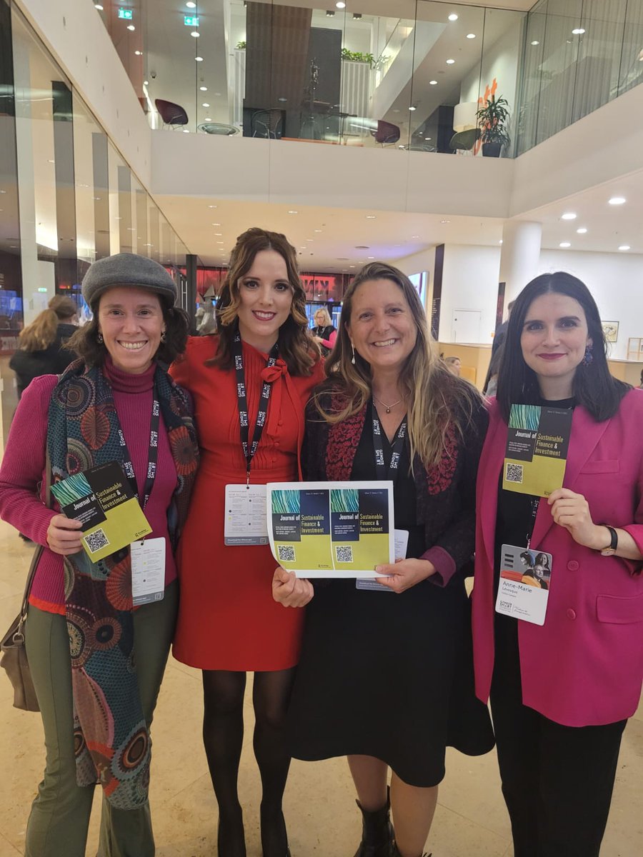 Thank you again contributors to the special issue on Growing Gender Lens Investing in Emerging Markets!  htps://www.tandfonline.com/journals/tsfi20/collections/Gender-investing-markets  Amazing to meet in person @GenderSmartIS with many of you!