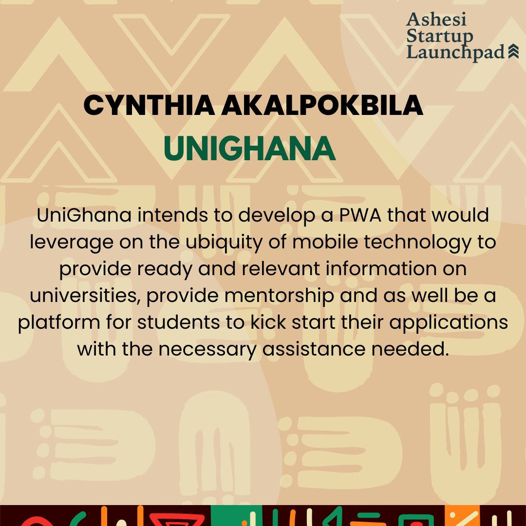 Ashesi Startup Launchpad tweet media