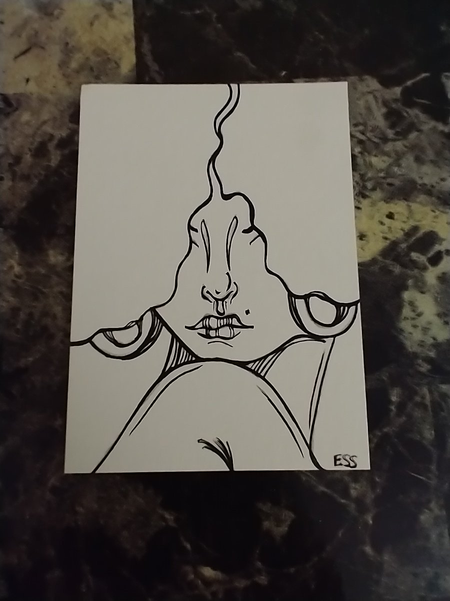 artofESS22's tweet photo. Some #handpainted outlines for today on a new set of #artcards. The days are growing shorter and configuring a new schedule for myself and #makingart https://t.co/cnNZw2XkNZ