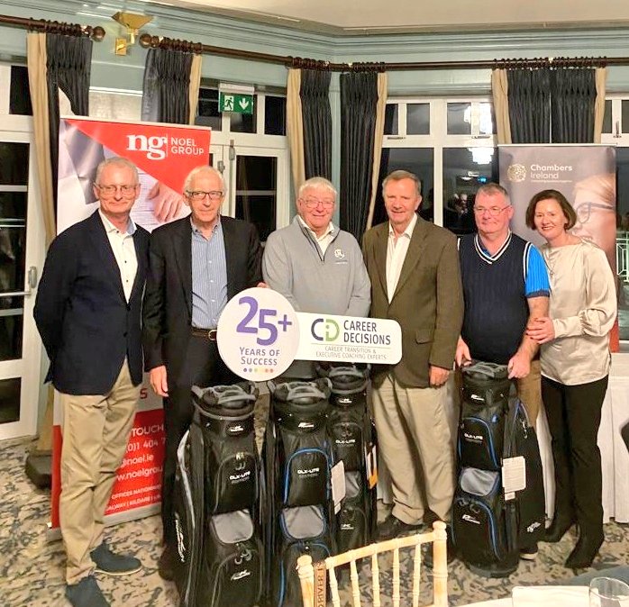 Another All-Ireland WIN for <a href="/CareerDecision/">CareerDecisions</a>! Crowned All-Ireland Golf Champions at <a href="/ChambersIreland/">Chambers Ireland</a> All-Ireland Golf Classic. We would like to congratulate our winning team Paudie Fitzmaurice,Tim Crowe,Kevin O'Hora &amp; William Hanley on a magnificent win, representing <a href="/SNNChamber/">Shannon Chamber</a>