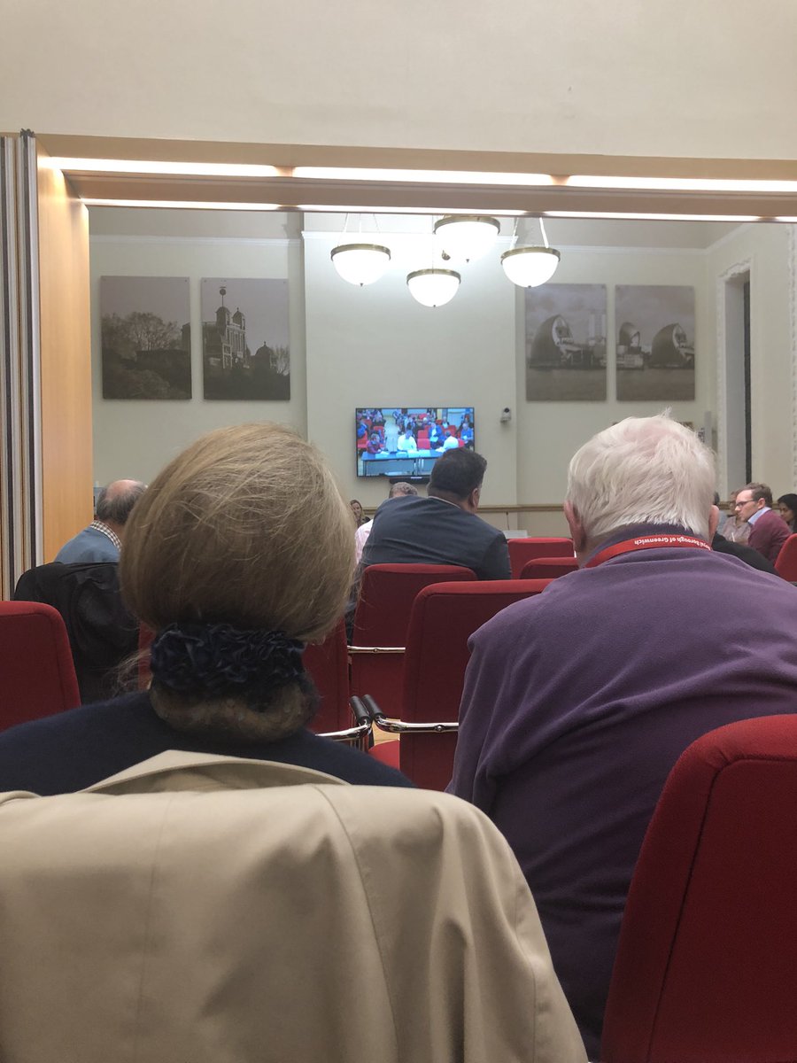 At the <a href="/Royal_Greenwich/">Royal Borough of Greenwich</a> Transport Scrutiny panel tonight with <a href="/CllrLindaBird/">Linda Bird</a>, <a href="/laurendingsdale/">Lauren Dingsdale</a> and colleagues to put the case against the planned changes to Southeastern train services from #eltham