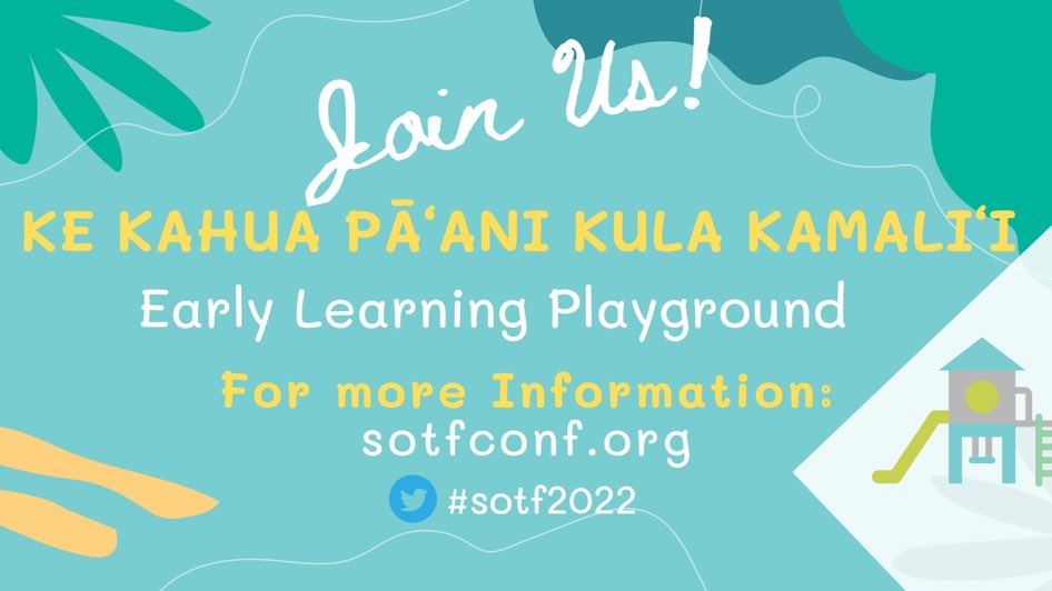 We are now open! Come see what is happening at #early childhood playground