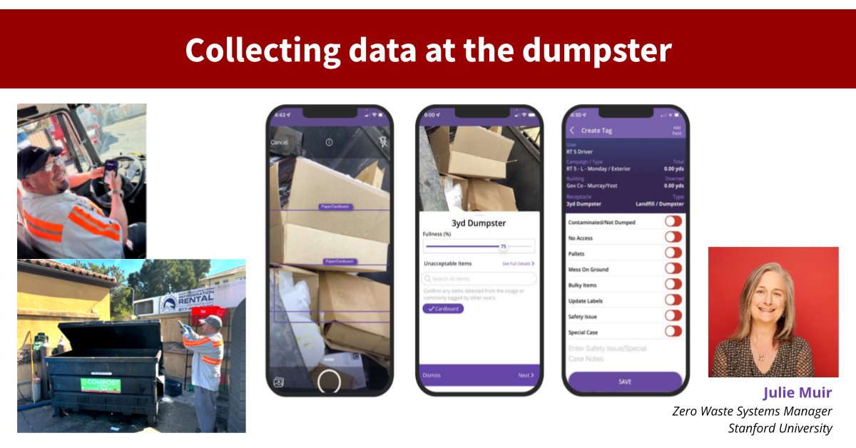 We are so thrilled be exhibiting the <a href="/AASHENews/">AASHE</a> #GCSHE conference. The icing on the cake for #dayone was Julie Muir's presentation to over 65 folks world-wide discussing <a href="/Stanford/">Stanford University</a>'s commitment to #zerowaste by honing stakeholder engagement with innovative #AI solutions.👏