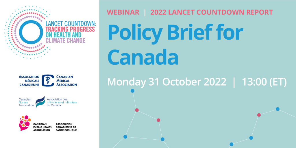 fmhackett's tweet photo. Feeling spooked about climate change's impact on health? For a positive spin this Halloween, join our webinar: Learn about 3 key areas where Canada can make a difference to reduce the impact of #climatechange on #health. Link below ⬇️ https://t.co/RFCgGrlwwB
