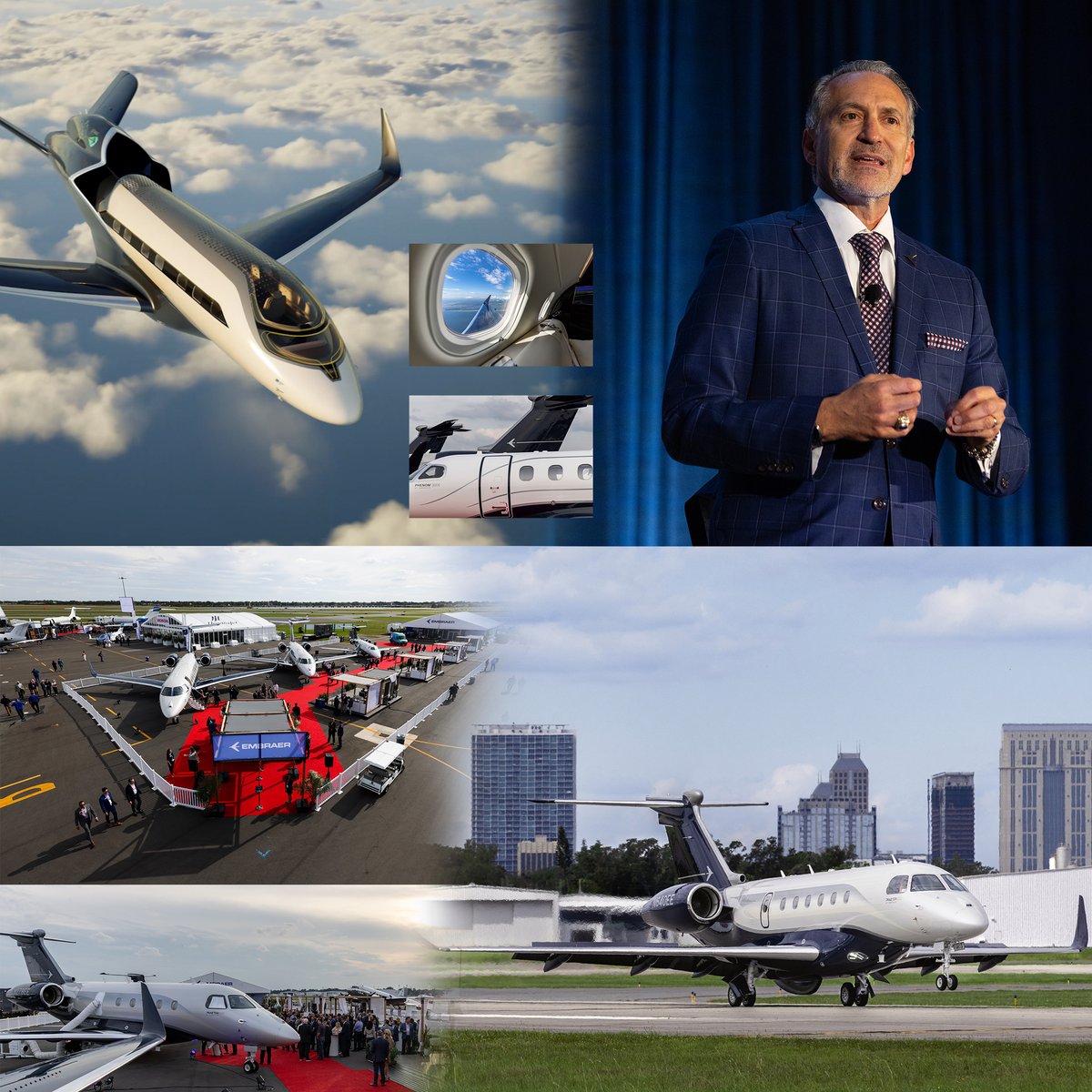 As we reach the end of #NBAA2022, #Embraer reflects on what a great week it was with our customers and business aviation community. We hope you had a wonderful time at the show (or experiencing it digitally online). Here’s to next year! #WeAreEmbraer #EmbraerStories