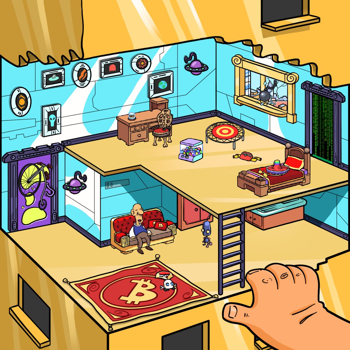 Staking and un-staking, decorating and re-decorating these boom rooms is a lot of fun! Stacking up that scratch isn’t too bad either 🤑! <a href="/BoomerSquadNFT1/">BoomerSquad & PUUSH</a> #BoomerSquad #Boomin! #Cro #CroFam #Wagmi