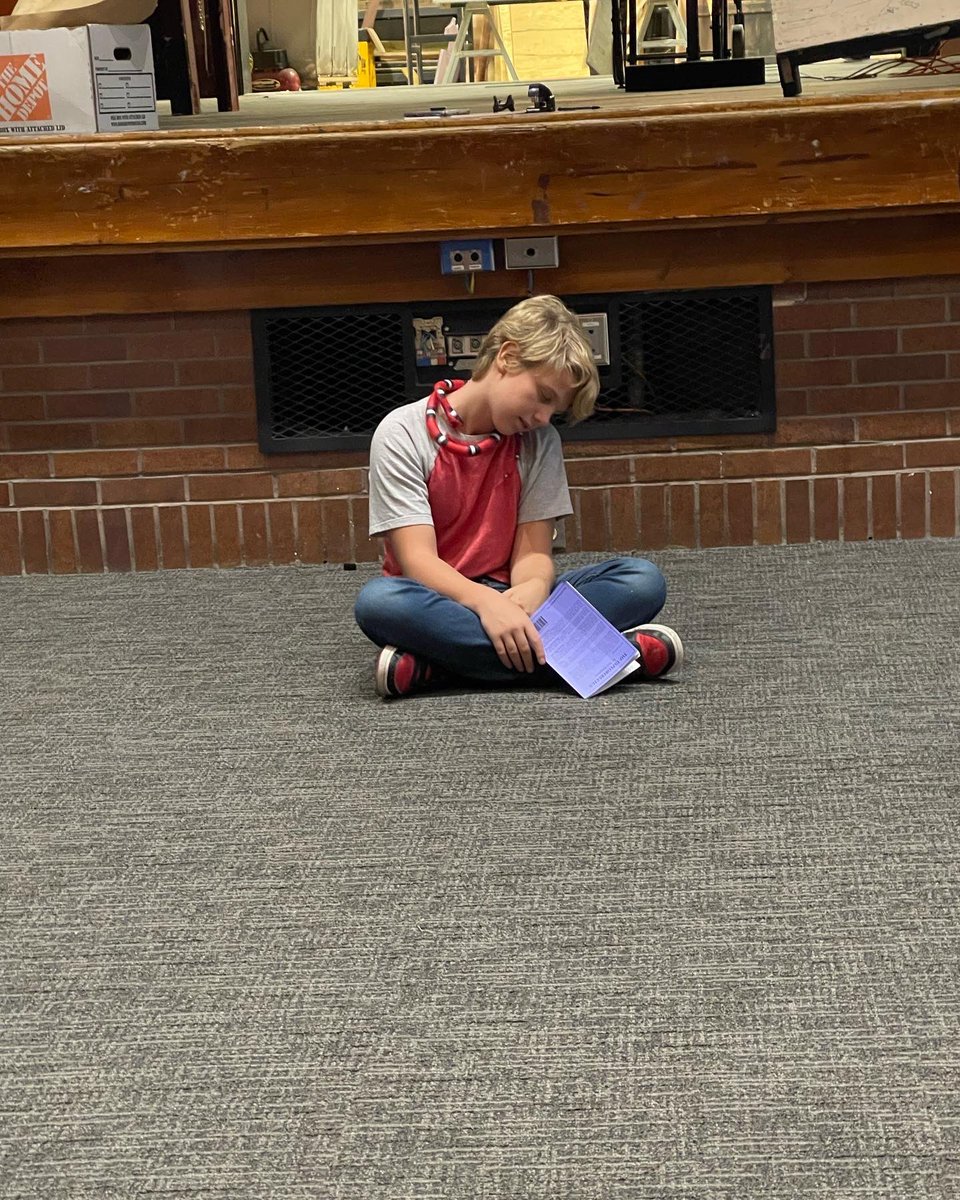 CHStroupe639's tweet photo. Time for a rehearsal recap! Three weeks until Explorers Club!! Wont wanna miss this one! https://t.co/aVIVhMKkhX