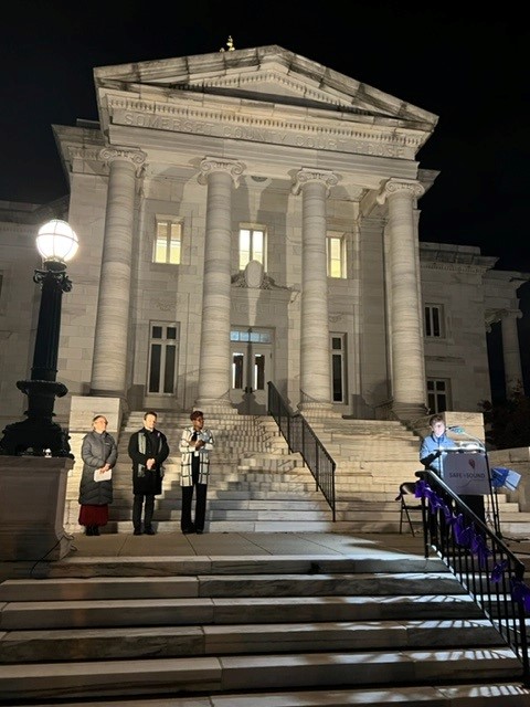 SafeSoundNJ's tweet image. Thank you to everyone who came out to honor the 39 victims of domestic violence from Somerset County who have lost their lives in the last 50 years. We invite everyone to join us as #WeBelieveSurvivors and work to end dv once and for all! #DVAM #EndDV #Vigil #SafeSoundSomerset
