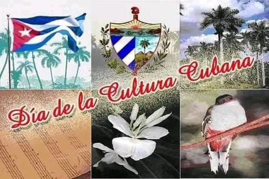 #CulturaCubana Hoy estamos celebrando el Día de la Cultura Cubana. Nos marca y distingue dónde quiera que estemos. #CubaEsCultura #HolguinEsCultura