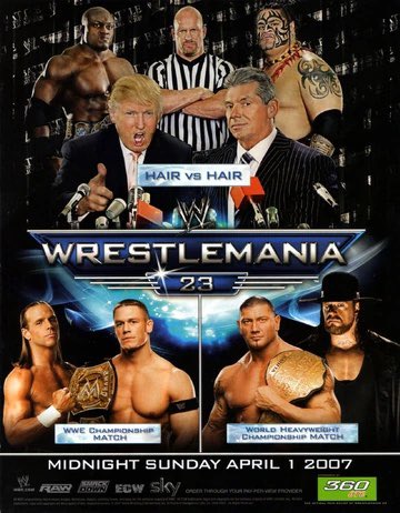 ShoneCold's tweet photo. #WrestleMania 2️⃣3️⃣
@JohnCena vs @ShawnMichaels for the @WWE Title in the main event
@undertaker vs @DaveBautista for the World Title in a classic
Battle of the Billionaires #Umaga vs @fightbobby with @steveaustinBSR as Special Guest Referee
#RoadToWrestleMania #WM23 https://t.co/6TTtE9ogua
