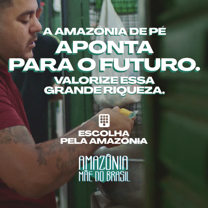 amazoniamaedobr's tweet photo. Se tem algo que possa fazer a diferença no seu voto nesse momento, pense também no futuro da Amazônia. Precisamos urgente retomar a sua preservação para que ela seja uma potência para o nosso futuro. https://t.co/6UJ0ueH721