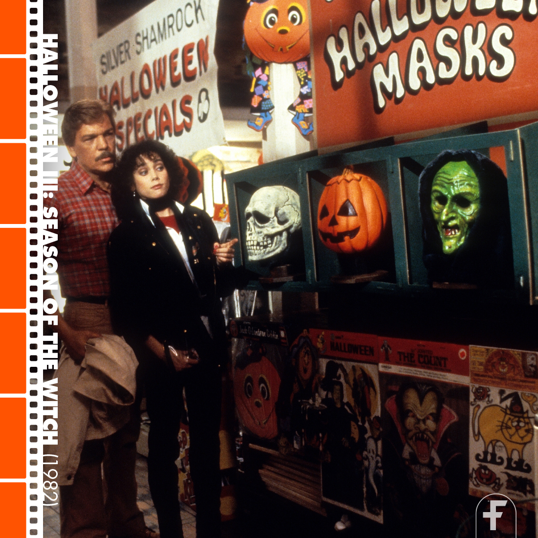 'All you lucky kids with Silver Shamrock masks, gather 'round your TV set, put on your masks and watch. All witches, all skeletons, all Jack-O-Lanterns, gather 'round and watch. Watch the magic pumpkin. Watch...' This day in 1982: HALLOWEEN III: SEASON OF THE WITCH was released.