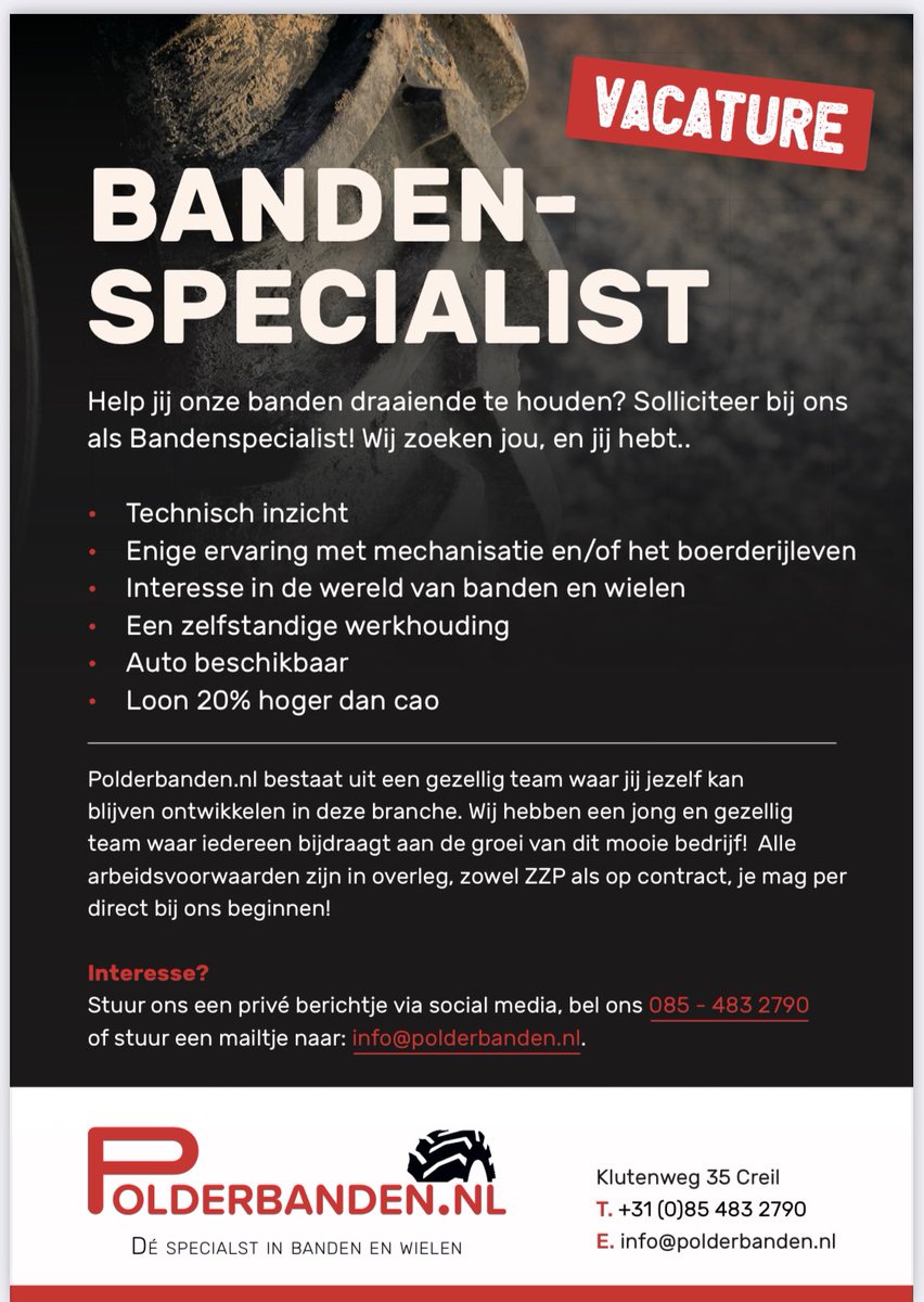 We are hiring retweeten wordt gewaardeerd. #mooiwerk #goedbetaaldejob
