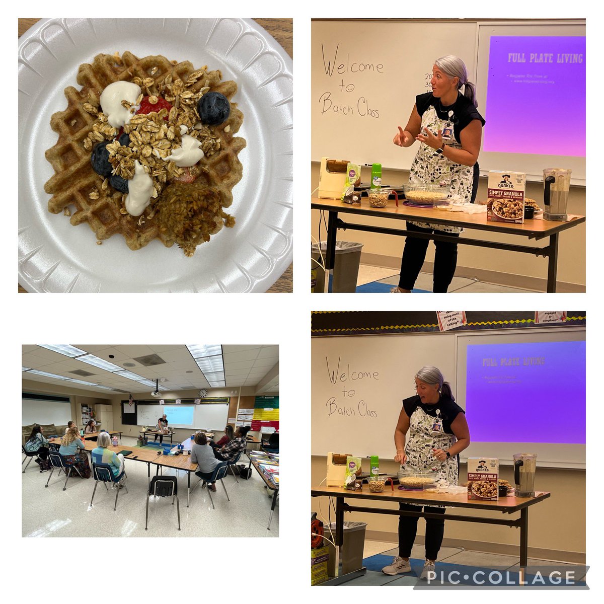 Cooking class with my <a href="/PoincianaCCPS/">Poinciana Elementary</a> family!!! Learning how to cook healthy, YUMMY, delicious meals with Mrs. Trish Smith. So much fun! Great meal prep ideas! <a href="/msmiller_5th/">Colleen Miller</a> @MsFerrari4th <a href="/davisj21/">Jessica Davis</a> <a href="/gonder_miss/">Lauren Hernandez</a> <a href="/MsAnthony21/">Taryn Anthony</a>