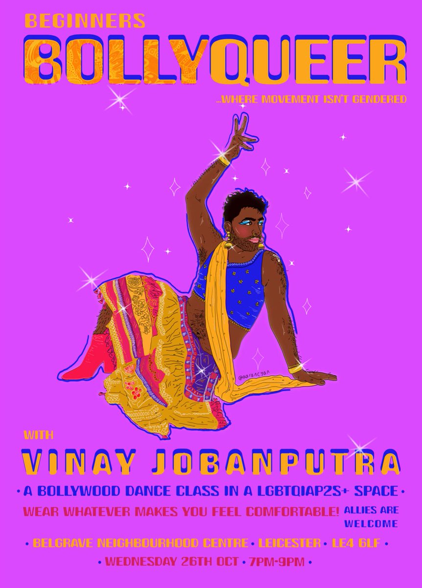 Beginners Queer garba in Leicester On Wednesday 26th October By BollyQueer 💜