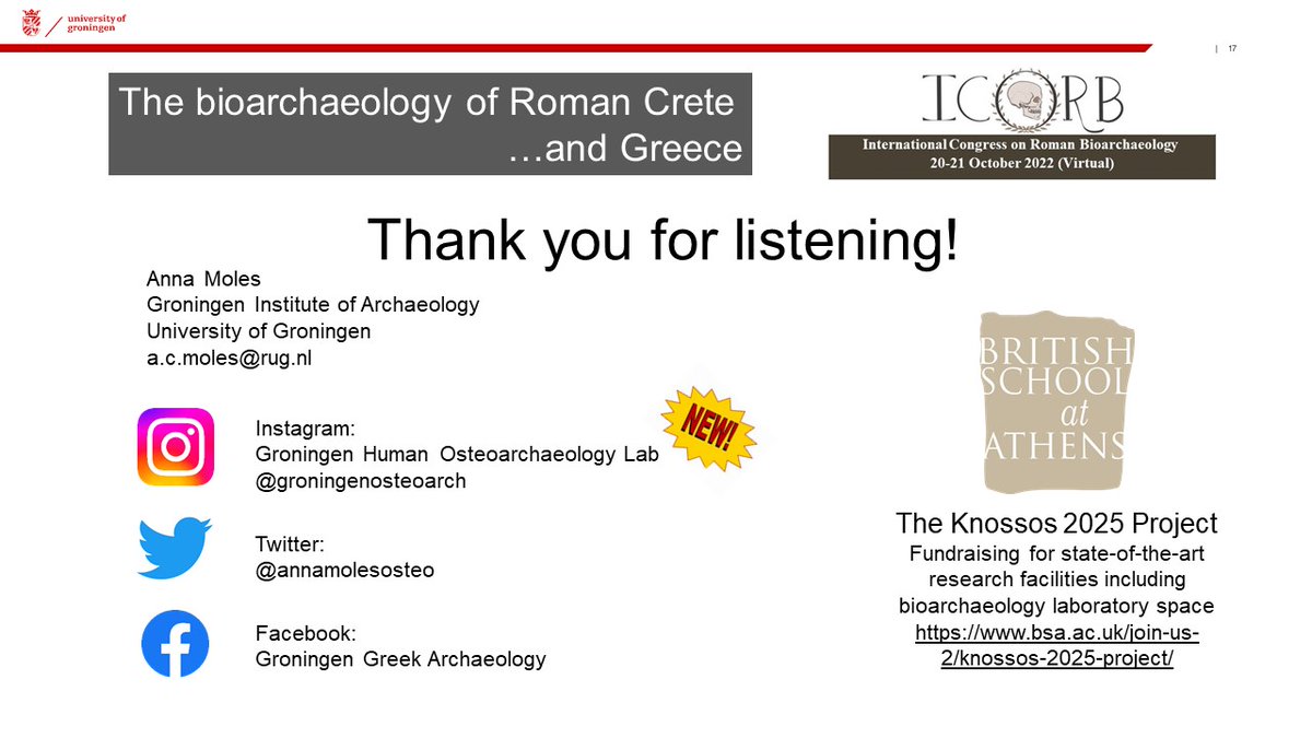annamolesosteo's tweet photo. Also a small promotion for the @BSAthens Knossos 2025 Project which will provide us with the facilities we need for our research. We discussed today at #icorb2022 @Romanbioarch about how lack of workspace can be barrier to material study and research. https://t.co/4bDa7sCya0 https://t.co/CNapJCNmX5