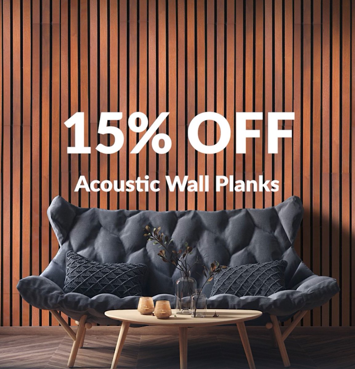 WallplanksFTF's tweet photo. Get 15% off one of our most popular collections! Hurry, the Acoustic Wall Plank Sale ends on October 31st!

Shop now: https://t.co/RJpF0ofGU9 

#wallplanks #wallideas #walldesign #wallpaneling #woodwall #slatwall #shiplap #interiordesign #walldecor #homedecor #acousticwall https://t.co/SUB7fwARPW