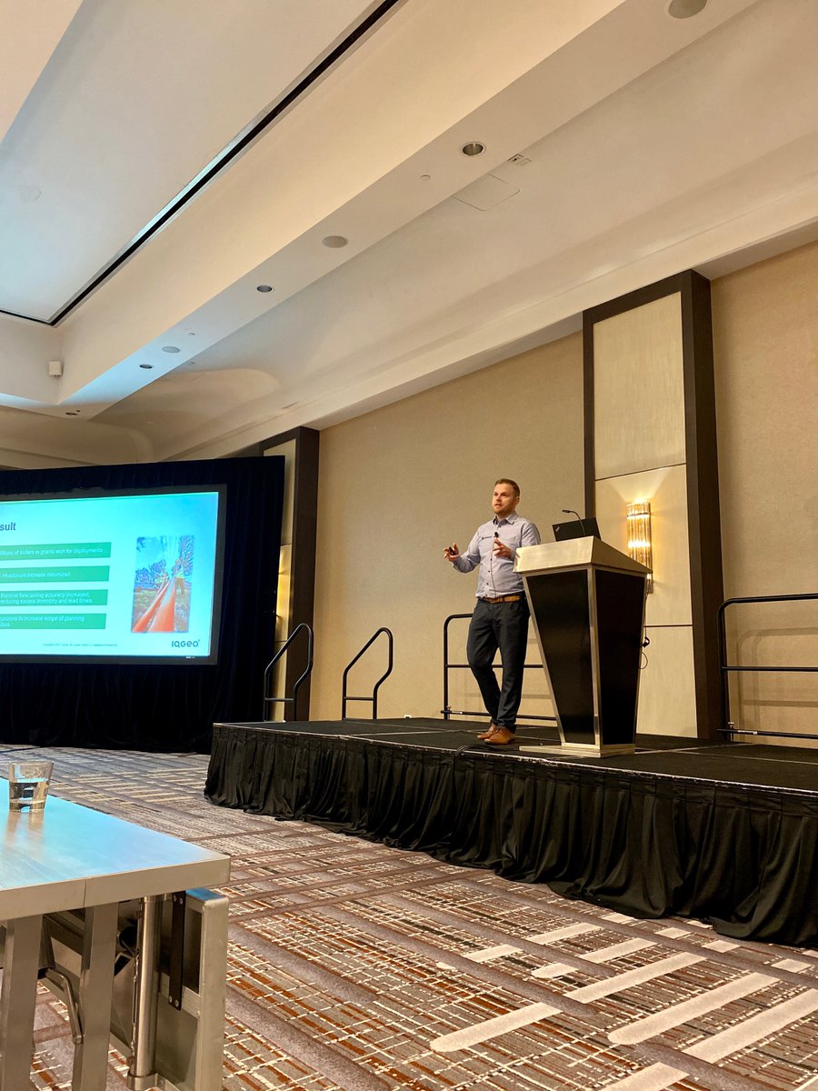 IQGeo_software's tweet photo. 3️⃣ takeaways from our #IQGeoMeetup @Comsofnv keynote:

"You absolutely can design and build a better network while saving 5 - 10% in build costs."

"Most people want automation implemented yesterday."

"Your idea is revolutionary if everyone you talk to says, it won't work." https://t.co/OKO1lv3A5P