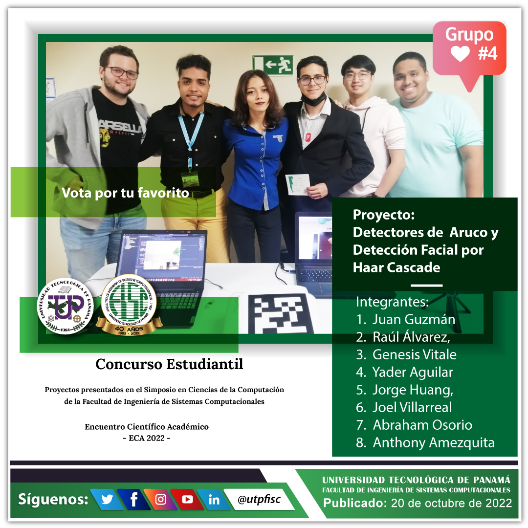 utpfisc's tweet image. El ganador se anunciará el viernes 21 de octubre de 2022.

Buscar tus likes, comparte con tus compañeros.❤️❤️❤️❤️❤️

@utppanama

#UTP #FISC #FISC22 #utp22 #utpfisc #SimposioFISC2022 #ECA22 #congresoutp22