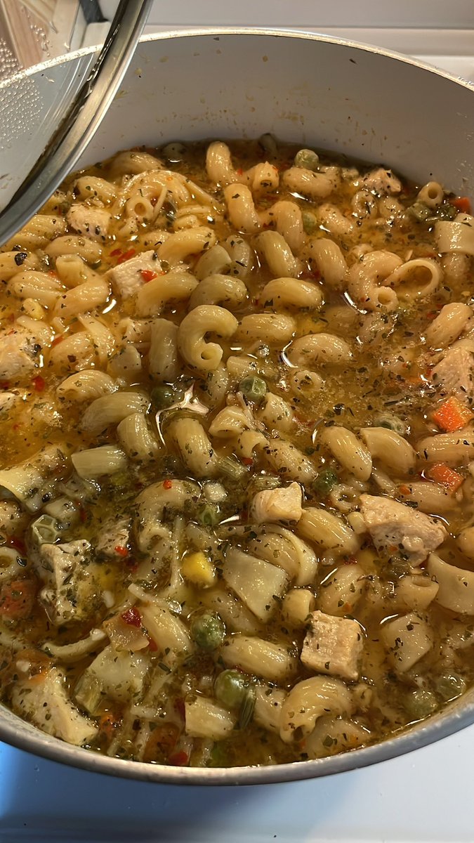 MKantz55's tweet image. Now that is some chicken noodle soup right there