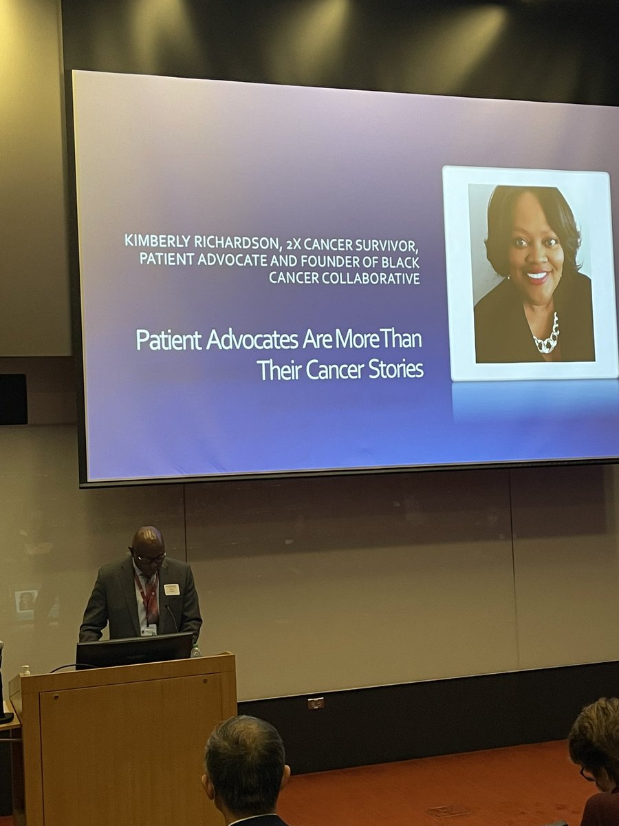 NitaKarnikLee's tweet photo. Amazing start to our Annual Disparities Symposium today by @KDRichardson924 amazing talk on importance of and the HOW of equitable pt advocate engagement @BCancerCollab1 @UCCancerCenter @uchicago_obgyn #gyncsm https://t.co/YCSoshZX7O