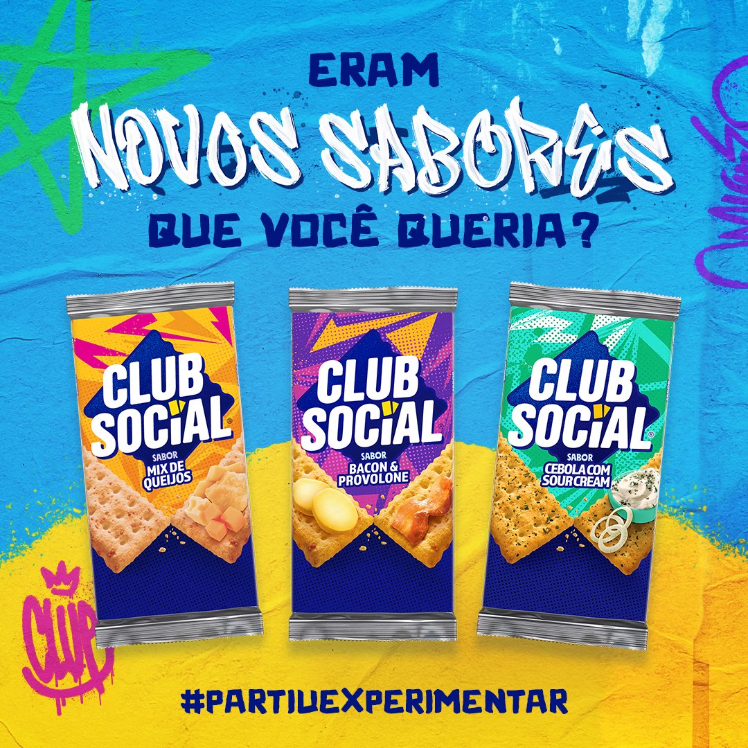 clubsocial's tweet photo. Escolhe aí ou leve todos os novos sabores. Na hora que a fome bater, geral vai querer! #PartiuExperimentar #PartiuPraNãoParar https://t.co/eEG3561aiS