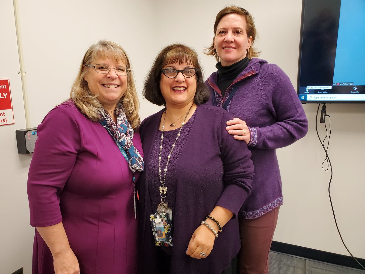 Did you Purple Out today? We did@ #PurpleOutFairfax
#PurpleThursday 
<a href="/fcpsnews/">Fairfax Schools 🌟</a> <a href="/FSP_FCPS/">Family-School Partnerships</a> <a href="/fairfaxhealth/">FairfaxCounty Health</a>
