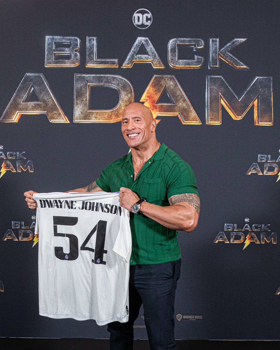 🪨🤍 <a href="/TheRock/">Dwayne Johnson</a> ✖️ @RealMadrid
#BlackAdam