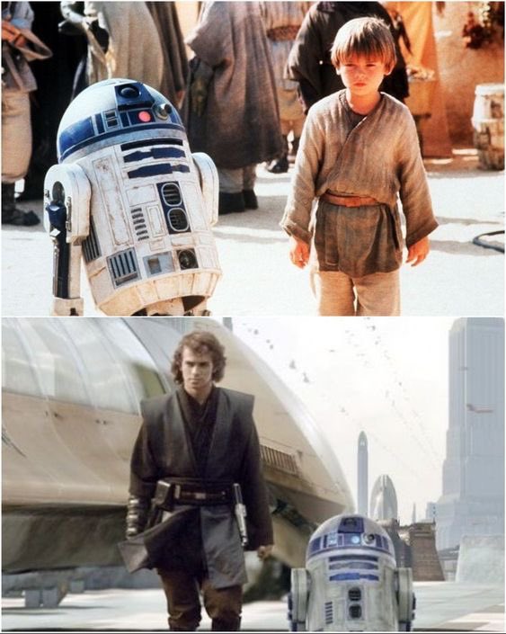 they say that a dog is a man's best friend but for anakin it's a droid