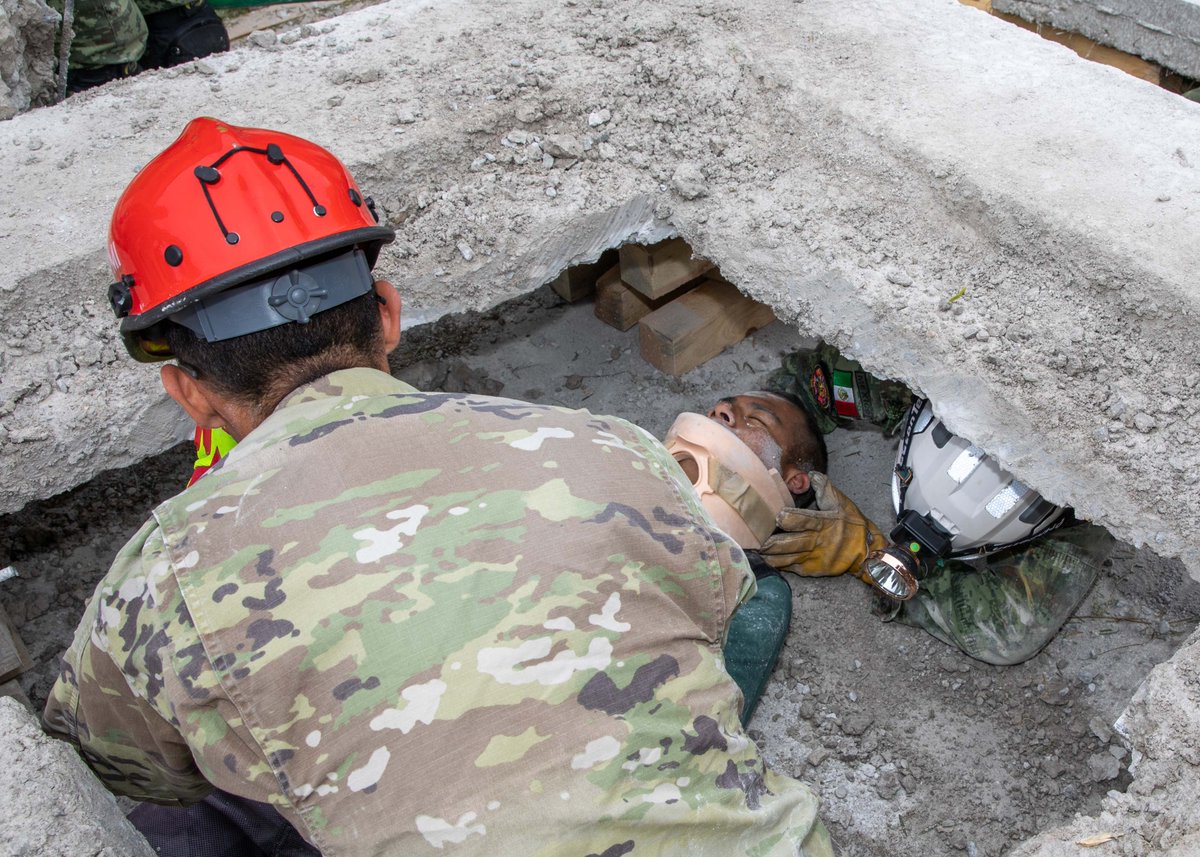 jtfcs's tweet photo. The Gulf of Mexico coast is prone to tropical weather events, such as major hurricanes. @USArmyNorth (Fifth Army) and JTF-CS continue to work with the Mexican military in exercises like #fuerzasamigas2022 to enhance disaster response and readiness of both nations. @SEDENAmx #FA22 https://t.co/g3VOea6cgq