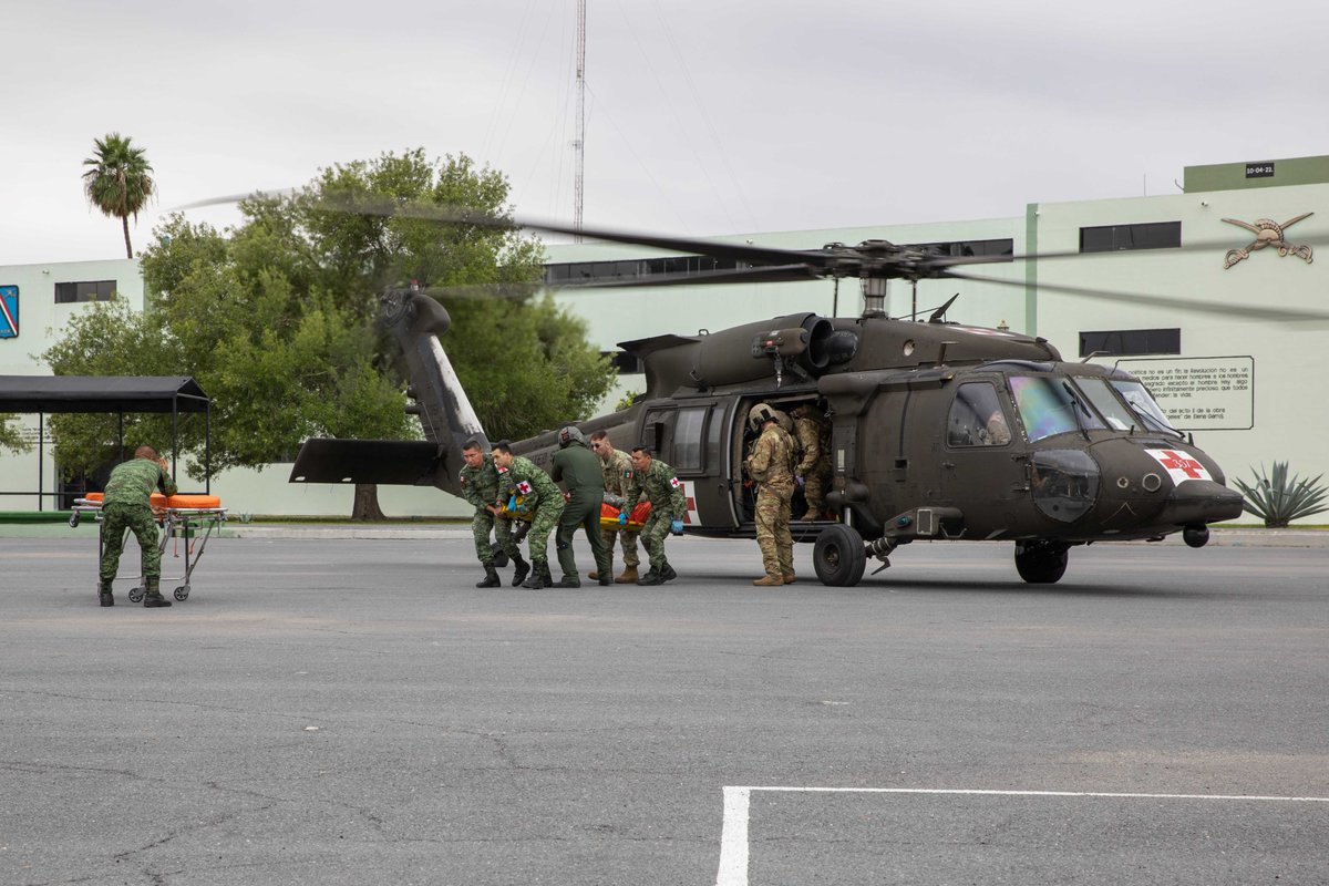 jtfcs's tweet photo. The Gulf of Mexico coast is prone to tropical weather events, such as major hurricanes. @USArmyNorth (Fifth Army) and JTF-CS continue to work with the Mexican military in exercises like #fuerzasamigas2022 to enhance disaster response and readiness of both nations. @SEDENAmx #FA22 https://t.co/g3VOea6cgq