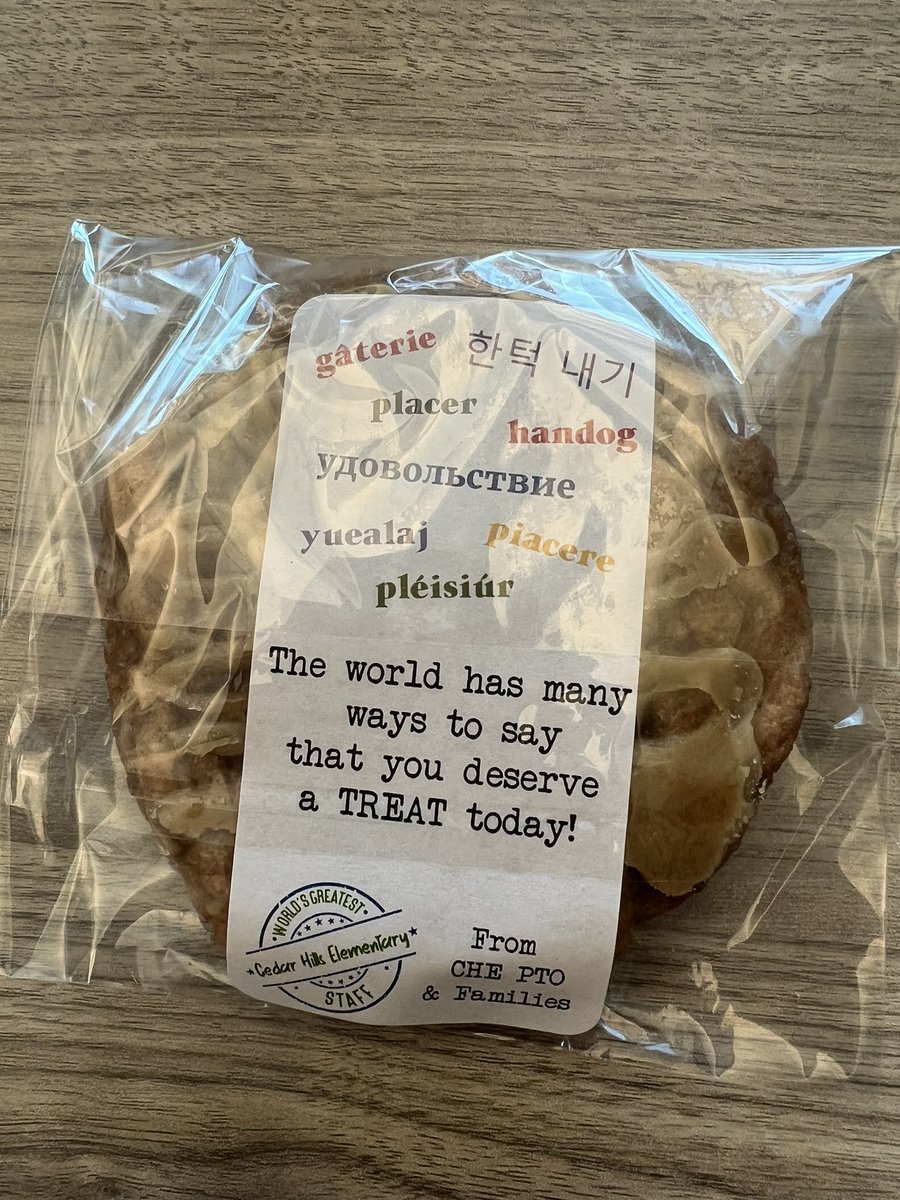 CedarHillsElem's tweet photo. Our PTO knows the quickest way to our hearts! #deliciousdelivery https://t.co/0GdQhkqHjB