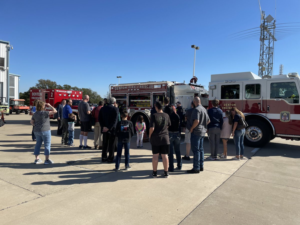 Thanks to our families and the Denton Fire Department for participating in our Family Day Event!