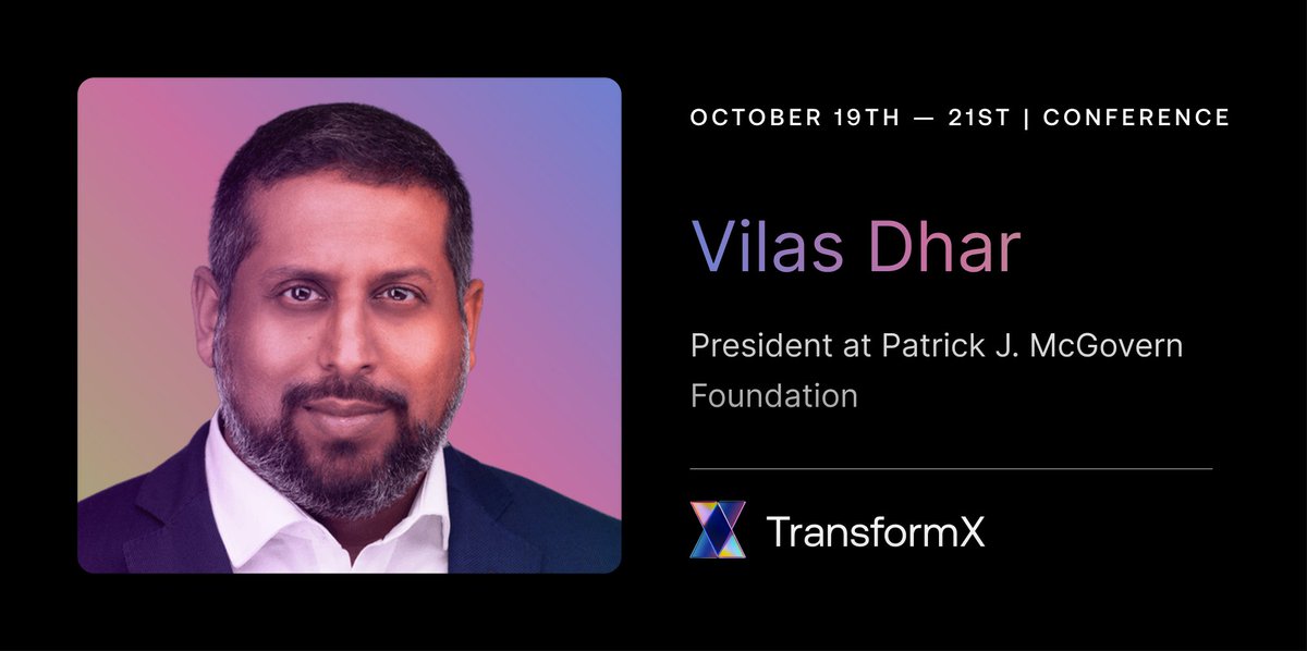 PJMFdn's tweet photo. Join Vilas Dhar as he discusses @PJMFnd’s data-driven work to advance #equity. @vilasdhar will also share findings from #WorkforceWanted - a report on global data talent in the social sector. Join us in ONE HOUR! https://t.co/a8fZ9SYQxZ #TransformX @DataDotOrg https://t.co/V53wTiLZH6