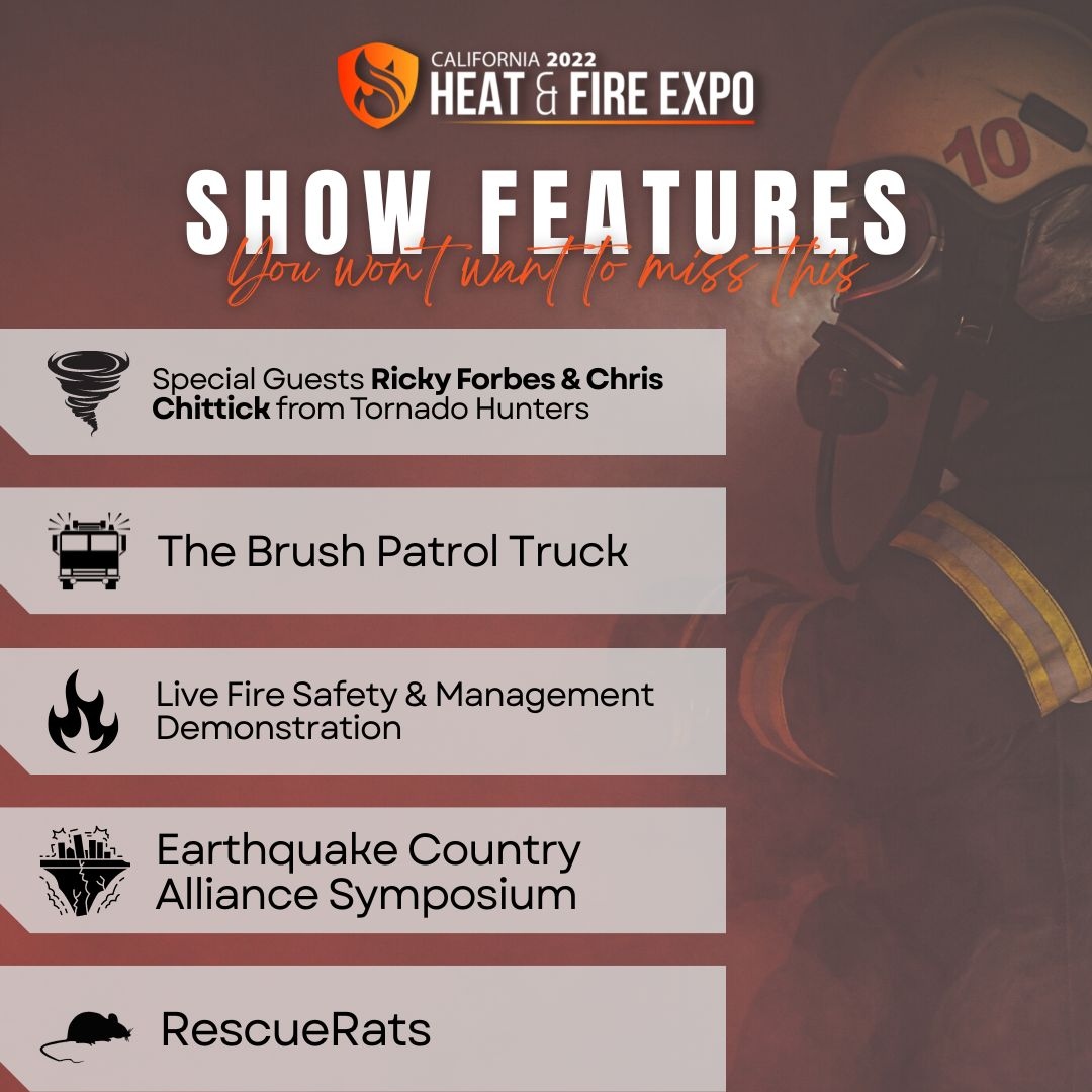 From organizations such as the American Red Cross, FEMA, NOAA, State Guard Association of USA, and The GSA, the Heat &amp; Fire Expo has so many more special features! 🤩⁠
⁠
Take part in this amazing opportunity by signing up for FREE here! 👉 bit.ly/3TwVics

#anaheim