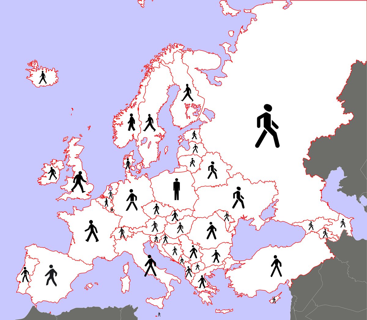 What pedestrians look like across Europe