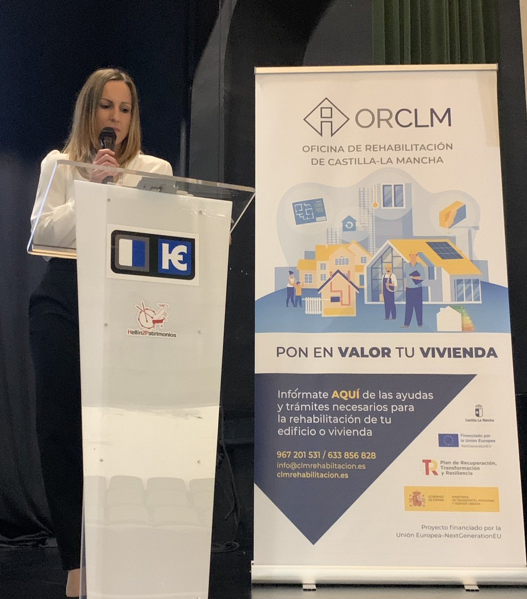 JORNADA INFORMATIVA EN HELLÍN 
“Las nuevas oportunidades que nos ofrecen las recientes ayudas a la Rehabilitación de Edificios”
