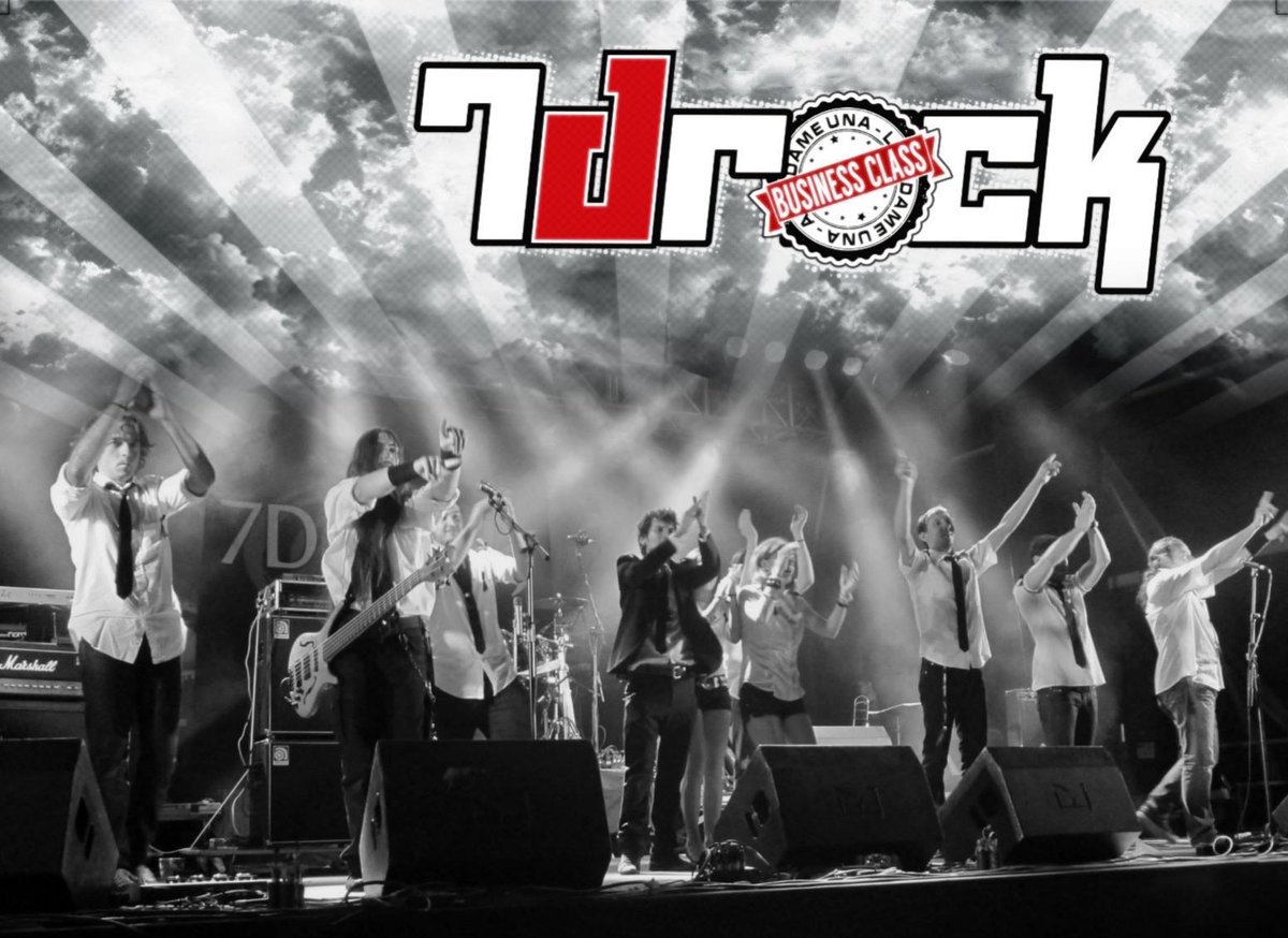 7drockversions's tweet photo. 7DRock estem de tornada per anunciar-vos una darrera gira de retrobament molt especial i emotiva.

Preparats per fer història i sobrevolar les nits del proper estiu amb nosaltres? ✈️😎

7DROCK “*ThE LAst tour*”🤩

#7drock #versions #gira2023 #lasttour #concert #live #rock #covers https://t.co/uJ98ZJIUGP