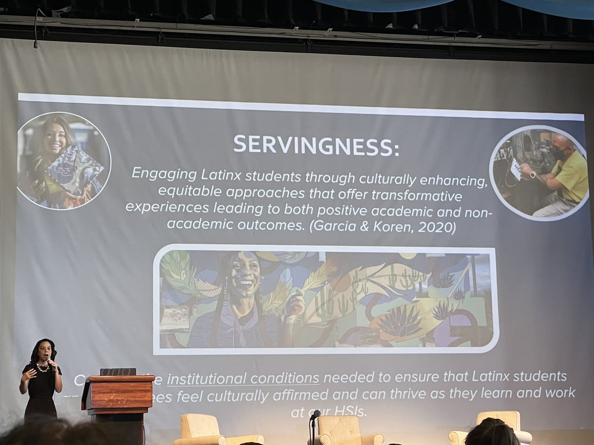 “The only way forward is together” says Dr. Elizabeth Gonzalez, the inaugural Hispanic-serving institution director. Feeling #bienvenida and #inspirada to think deeply about #servingness by @LaProfeCuellar and @marla_franco at today’s @UCLA #HSI visioning forum