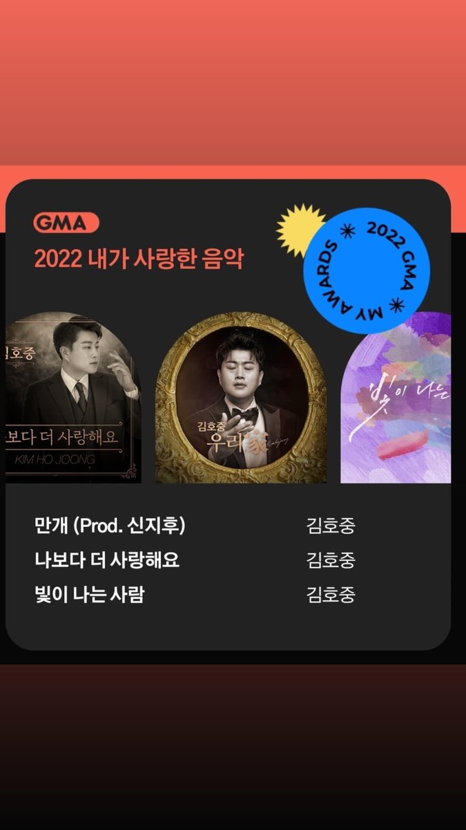 #2022GMA #지니뮤직어워드 #2022내가사랑한음악 #genie  #김호중