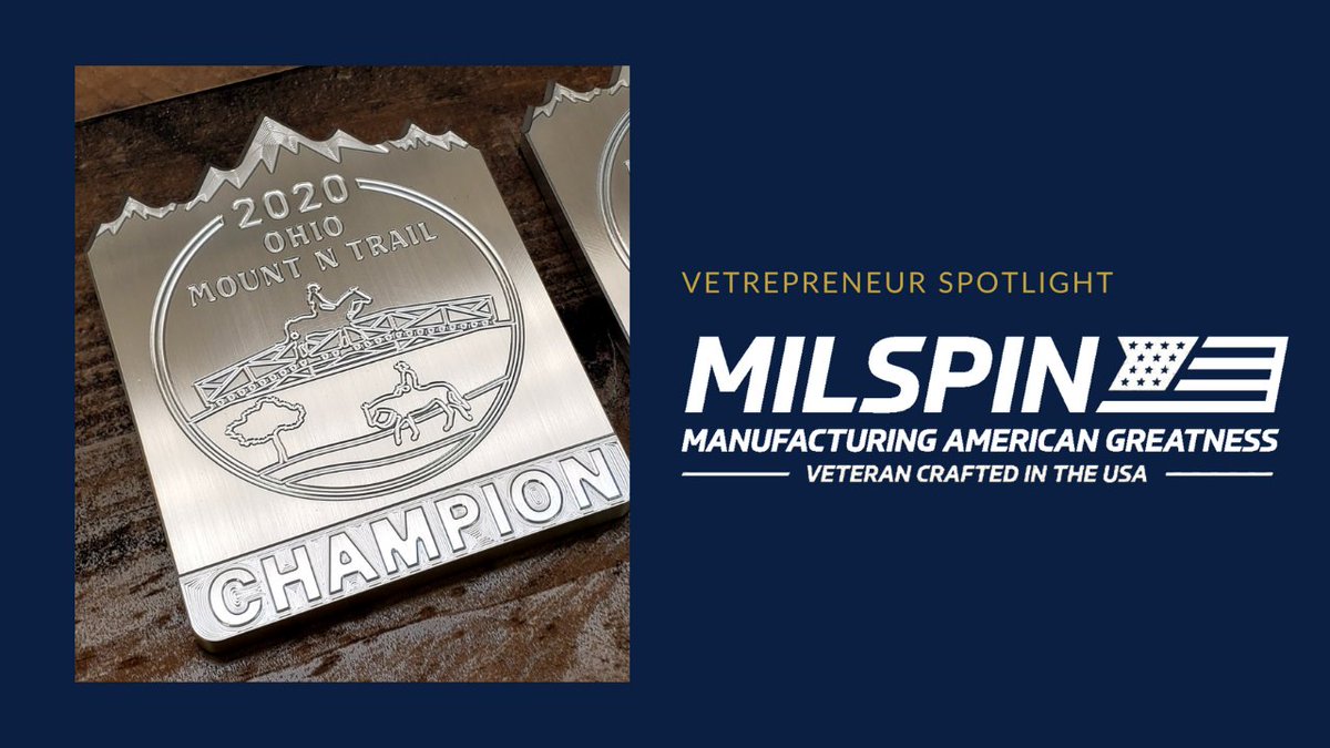 'We are Marines turned engineers turned machinists.'

Veterans and brothers Chet and Dana Peters founded #ColumbusOH based @milspinactual to celebrate American manufacturing and share their love of metal fabrication. 

Watch their spotlight: bit.ly/3TbZL4n

#ShopNVMM
