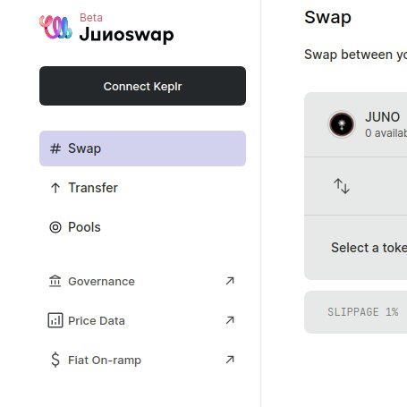 You can now directly on-board fiat to <a href="/JunoNetwork/">Junø</a> with @kado_money and start trading immediately on <a href="/junoswapdex/">JunøSwap</a>!