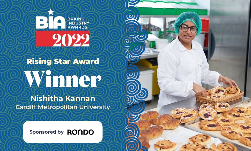 British Baker (@britishbaker) on Twitter photo It's time to kick things off with our first award of the evening, The Rising Star award sponsored by <a href="/Rondo_uk/">Rondo Ltd UK</a> goes to...
Nishitha Kannan from <a href="/cardiffmet/">Cardiff Metropolitan University</a>
#BakeryAwards It's time to kick things off with our first award of the evening, The Rising Star award sponsored by <a href="/Rondo_uk/">Rondo Ltd UK</a> goes to...
Nishitha Kannan from <a href="/cardiffmet/">Cardiff Metropolitan University</a>
#BakeryAwards