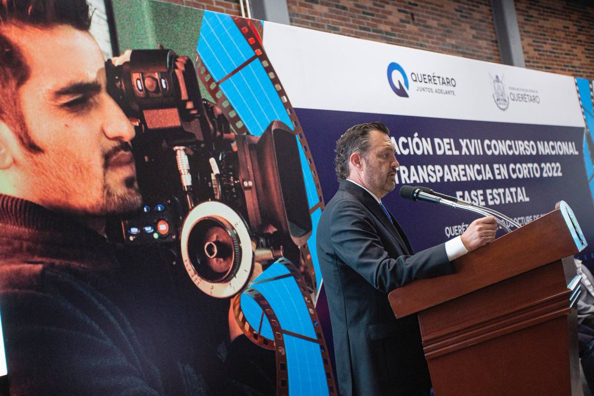 gobqro's tweet photo. ¡Muchas felicidades a las y los ganadores! Realizamos la premiación de la etapa estatal de los cortometrajes participantes en el XVII Concurso Nacional de Transparencia en Corto 2022. Vamos #JuntosAdelante por Querétaro, para llevarlo al siguiente nivel. https://t.co/a9s3jMyyIR