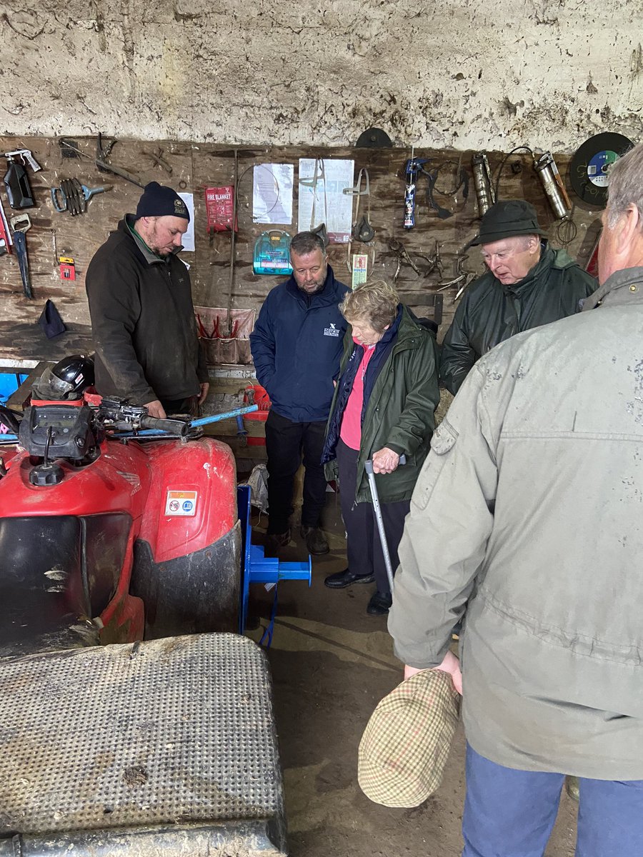 ClareSturla's tweet photo. Really useful rural crime walk and talk at Buckholm Farm today. Lots of information and advice shared @ScotLandEstates @ScottishPARC @nwatchscotland https://t.co/uPdjAL4hhe