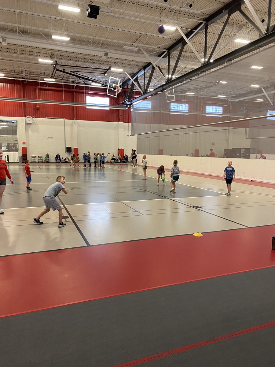 The <a href="/nwciowa/">Northwestern College</a> Elementary PE methods students did a great job today teaching local home school students!  88 students participated!