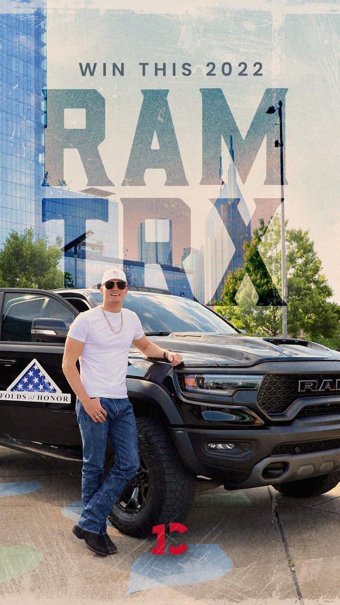 Who wants to win a fully loaded 2022 Ram 1500 TRX AND support @FoldsofHonor? Don't miss your chance to take home one of the most powerful pickup trucks in the U.S and support the families of fallen and disabled service members. 🇺🇸bit.ly/2022RamTRX @ParkerMcCollum