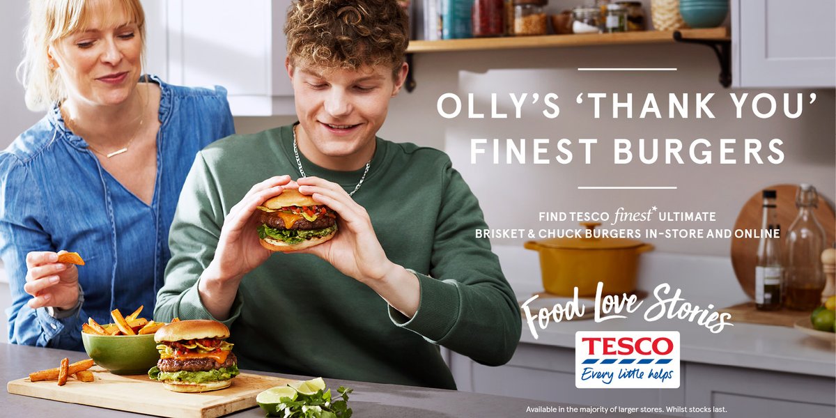 Effie_UK's tweet photo. And the Grand #EffieUK Award goes to @tesco, @BBHLondon &amp; @MediaComUK for "Wearing in, not wearing out: Six years of Food Love Stories (and counting)." Congratulations to an incredible campaign and team! 🥳 https://t.co/NvtiRvSSgQ
