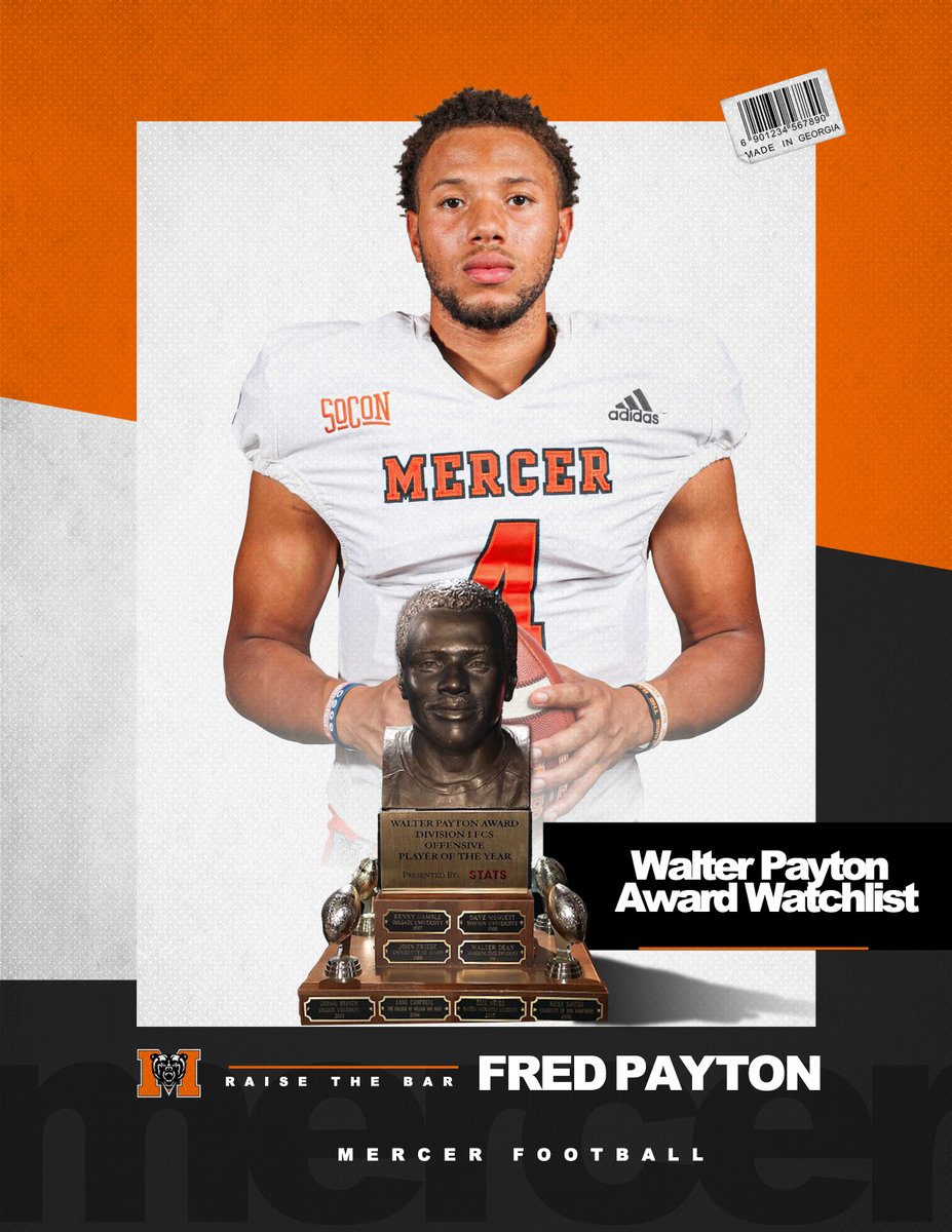 2⃣1⃣ passing touchdowns 4th most in the FCS and tied for the most by any Mercer QB in school history No surprise Fred Payton has been added to the Walter Payton Award Watch List 😤 @_fjpj 🗞️bit.ly/3DgdQs4 #RaiseTheBar | #RoarTogether